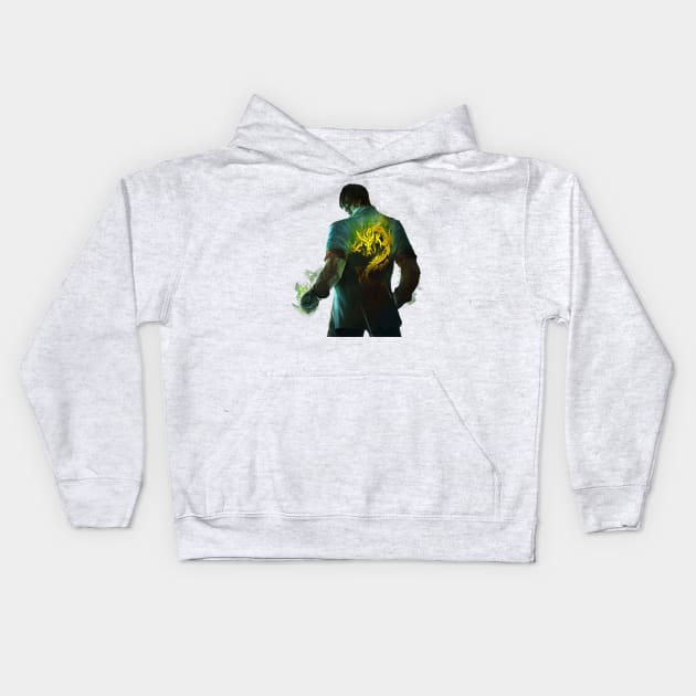 Lee Sin Dragon Fist Chinese Kids Hoodie by Genessis